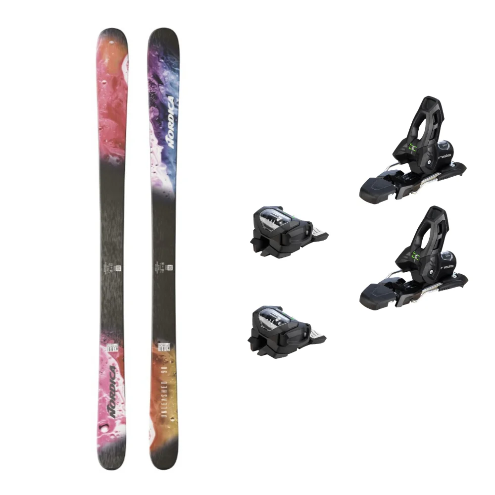 Nordica Unleashed 90 Skis 2026 Package With Attack 11 Ski Bindings