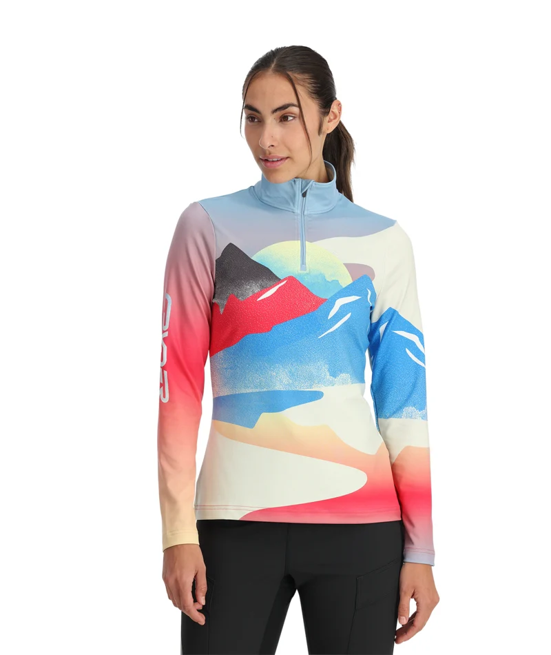 Spyder Vivid Womens 1/2 Zip - Image 3